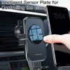 Yesido C118 15W Car Wireless Fast Charger Smart Induction Suction Cup Phone Holder(Black)