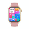 Ochstin 5HK28 1.78 inch Square Screen Silicone Strap Smart Watch Supports Bluetooth Call Function/Blood Oxygen Monitoring(Pink)
