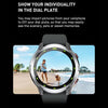 Outdoor GPS Sport Watch 1.32inch HD Round Screen Multi Sport Mode Smartwatch(Black)