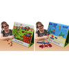 Story Theme Portable Felt Board Classroom Desktop Auxiliary Teaching Kids(Marine Life Theme)