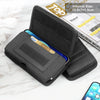 HAWEEL 4.7 inch Nylon Cloth Phone Belt Clip Horizontal Carrying Pouch with Card Slot (Black)