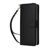 For Samsung Galaxy A56 Nine-card Slots Zipper Wallet Bag Leather Phone Case(Black)