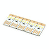 10 PCS Mini Pocket Card USB Power Keychain LED Night Light(White)