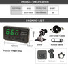 KINGNEED C60S 3" GPS HUD Speedometer - Car Head-Up Display (Black)