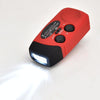HRD-902 Multifunctional Hand Crank Solar Power LED Flashlight Emergency  Alarm FM Radio