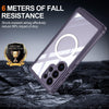 For Samsung Galaxy S25 Ultra 5G Tempered Glass MagSafe Phone Case(Purple)