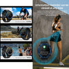 LC18 1.53 inch IP67 BT5.0 Sport Smart Watch with Earbuds, Support Bluetooth Call / Sleep / Blood Oxygen / Heart Rate / Blood Pressure Health Monitor(Blue)