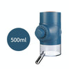 500ml Hanging Pet Waterer Bowl - Blue | Dog & Cat Cage Bottle