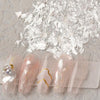 10 Boxes Velvet Shells Mica Piece Nail Stickers Nail Sequins Jewelry(02 Big Pieces)