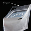10 PCS PULUZ 33cm x 23.5cm Hang Hole Clear Front White Pearl Jewelry Zip Lock Packaging Bag(Size: XL)