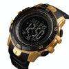 SKMEI 1475 Men Multifunctional Sports Watch Students Outdoor Waterproof Digital Watch(Golden)