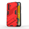 For Samsung Galaxy A26 5G Punk Armor 2 in 1 PC + TPU Shockproof Phone Case with Invisible Holder(Red)