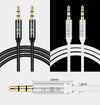 JINGHUA Audio Cable 3.5mm Male To Male AUX Audio Adapter Cable, Size: 1.2m(3 Knots Black)