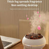Dynamic Multi-Spray Aromatherapy Diffuser With Colorful Lights Remote Control Humidifier EU Plug(V80 Spit Circle Upgrade Model)