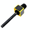 Interview Microphone Logo Flag Station, Spec: Square Black