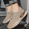 Men Running Height Increasing All Match Sports Shoes, Size: 44(Khaki)