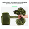 Waterproof Dustproof Backpack Rain Cover Portable Ultralight Outdoor Tools Hiking Protective Cover 50-60L(Arm Green)