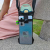 Mesh Fabric Diagonal Outdoor Water Bottle Bag Universal Children Thermos Cup Cover(Black)