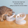 Elevated Cat Bowl, Tilted Raised Pet Dish, 14.2cm