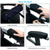 Chair Armrest Cushion Office Chair Pillow Pad Elbow Rest Cushion(Black)