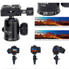 BEXIN 360 Degree Rotation Aluminum Alloy Tripod 30mm Ball Head with Quick Release Plate