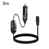 12V/24V Car Refrigerator Cable B Suffix Cigarette Lighter Plug Power Cord, Length: 5m With Switch