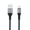 TOTUDESIGN BL-011 Speedy Series II 8 Pin Charging Data Cable, Length:1.2m(Grey)