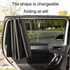 Heat-insulating Opaque Vinyl Coated Magnetic Car Curtains, Style: Full Blackout Rear Row