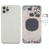 iPhone 11 Pro Max Back Cover Silver - SIM Tray & Lens