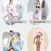 Double-Faced Velvet Quick-Drying Beach Towel Printed Microfiber Beach Swimming Towel, Size: 160 x 80cm(Tropical Flower)