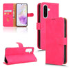 For Samsung Galaxy A36 5G Skin Feel Magnetic Flip Leather Phone Case(Rose Red)
