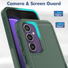 For Samsung Galaxy S24 FE 5G 2 in 1 PC + TPU Phone Case(Dark Green)