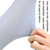 1 Pair Summer Icy Sleeves Driving Sunscreen Arm Guards Anti-UV Ice Silk Gloves, Size: One Code(White)