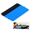 5pcs Felt Scraper Plastic Film Scraper Car Foil Cleaning Tools, Size:107cm(Blue)