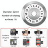 22mm 16 Rotating Surface Fiber Optic Cutting Knife Replacement Tungsten Steel Blade