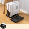 Computer Host Bracket Desktop Chassis Mobile Tray Base Heightening Rack with Pulley, Spec: Straight Wheel