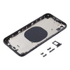 iPhone XR Back Glass Replacement, Black - Camera Lens & SIM Tray