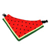 Waterproof Watermelon Dog Scarf, L (30-50cm Neck)