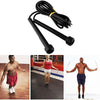 Pen Handle Shaped Small Handle Rubber Skipping Rope for Fitness (Black)