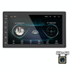 A2222KT 7 Inch Android Navigation WiFi Version 1+32G GPS Bluetooth 2.5D Screen Car Central Control MP5 Player, Style: Standard+12Lights Camera