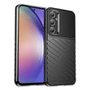 For Samsung Galaxy A55 Thunderbolt Shockproof TPU Phone Case(Black)
