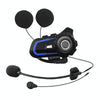 WUPP CS-1412A1 Bluetooth 5.1 S2 Motorcycle Helmet Full Duplex Bluetooth Intercom Headset Earphone(Blue)