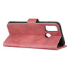 For Alcatel 3X 2020 KHAZNEH Cowhide Texture Horizontal Flip Leather Case with Holder & Card Slots & Wallet(Pink)