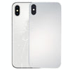 iPhone X Glass Back Cover Replacement (Silver)