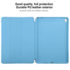 For iPad Air 3 10.5 inch Horizontal Flip Smart Leather Case with Three-folding Holder(Sky Blue)