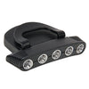 Head Light HeadLamp Cap Torch Bulb, 5 LED White Light Two Mode Adjustable(Black)