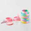 350ml Silicone Folding Water Cup Portable Outdoor Sports Water Bottle Large Capacity Retractable Travel Cup