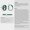 WS520 1.28 inch IP67 Sport Smart Watch, Support Bluetooth Call / Sleep / Blood Oxygen / Heart Rate / Blood Pressure Health Monitor(Rose Gold+Green)