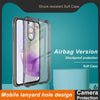 For Samsung Galaxy A56 5G imak Shockproof Airbag TPU Phone Case(Transparent Black)