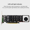 PCI-E X16 to M.2 M-key NVME X4 SSD RAID Array Expansion Adapter Support 2242/2260/2280/22110(PH44Plus)